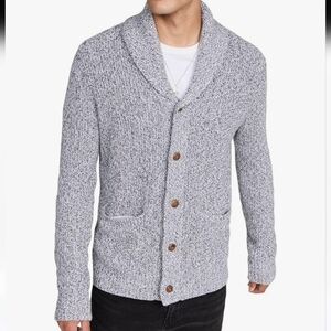Faherty Marled Cotton Cardigan Size XL